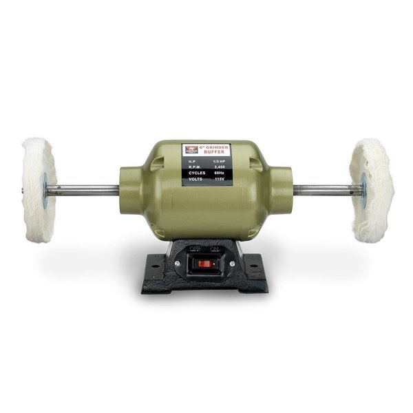 6" Bench Grinder Buffer with 2 Buffing wheels to California