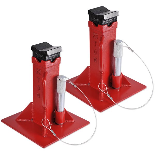 22 Ton Jack Stands Pair Heavy Duty Capacity Auto Truck SUV RV Trailer