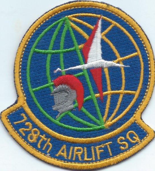 USAF PATCH,728 AIRLIFT SQUADRON | usafcollectibles