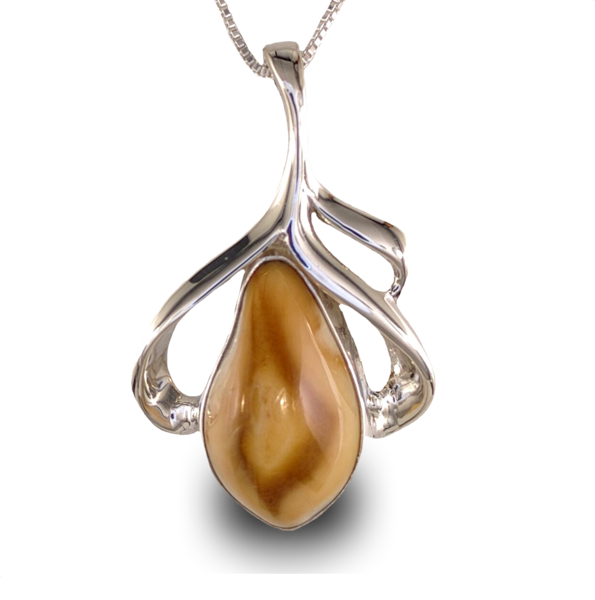 Acorn Elk Ivory Pendant | Elk Ivory Jewelry