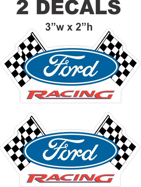 Ford racing die cut decals #10