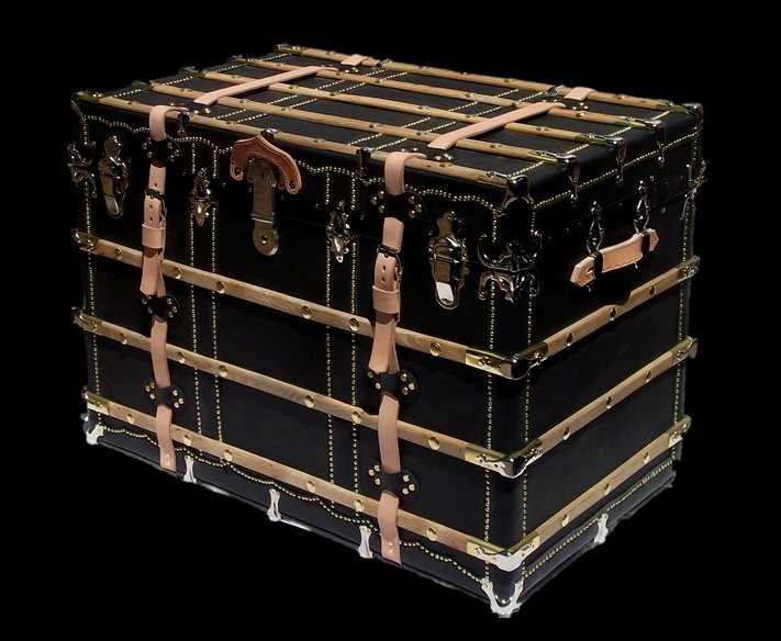 Louis Vuitton TRIBUTE Steamer Trunk  Randall Barbera Antique Trunk  Restoration and Design