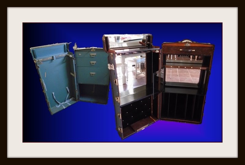 Wardrobe Trunk Conversion Randall Barbera Antique Trunk