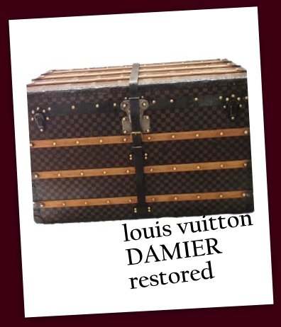 Restoring an Antique Louis Vuitton Steamer Trunk - Thomas Johnson Antique  Furniture Restoration 