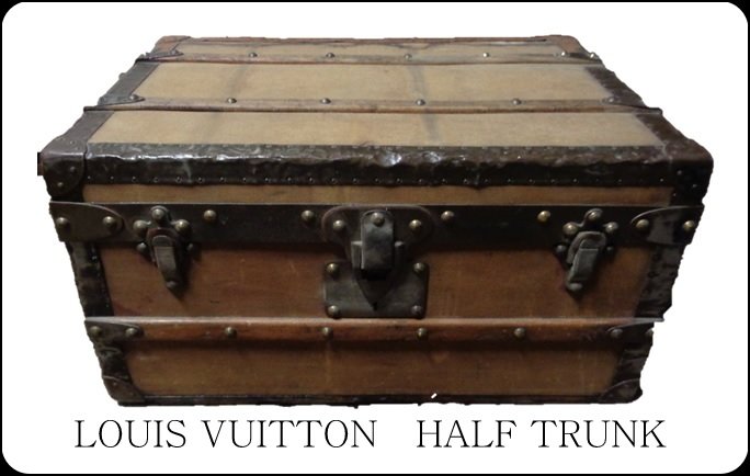 Antique Luis Vuitton Steamer/ Wardrobe Trunk For Restoration #195999
