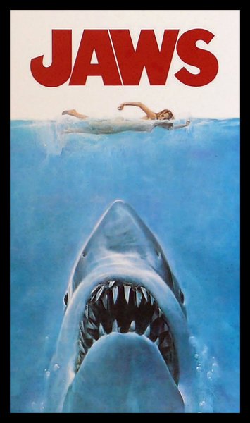 Jaws Large Magnetic Movies Poster FRIDGE MAGNET 10.5 x 17.5 | Fridge ...