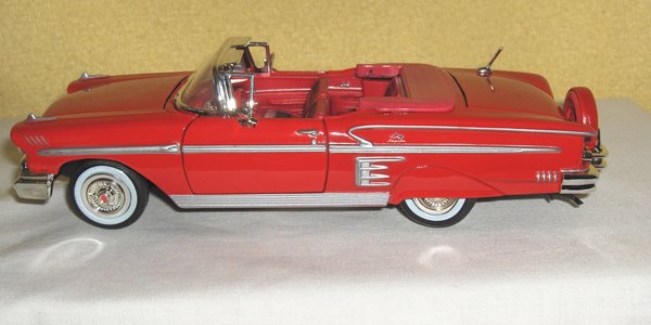 1958 chevy impala diecast model