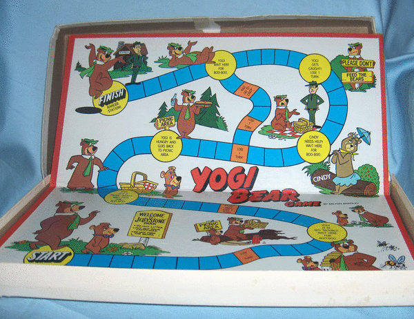 Toys - Yogi Bear Board Game 1980 Milton Bradley Co. Ages 6-10 | Gifts ...