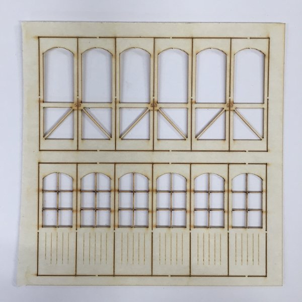 Freight Doors A HO Scale Lasercut Parts Fos Scale Models, LLC