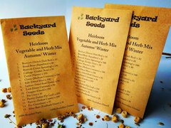 Heirloom Vegetable and Herb Mix Autumn/Winter (15 Packets)