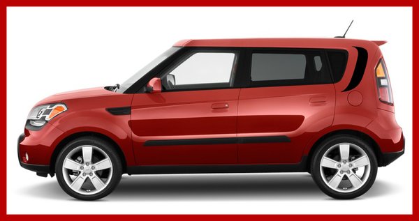 KIA SOUL REAR QRT OUTLINE FACTORY STRIPE GRAPHIC DECAL KIT 3M ...