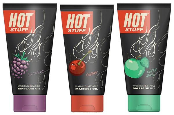Hot Stuff Flavored Warming Oil Body Candy Romantic Treats