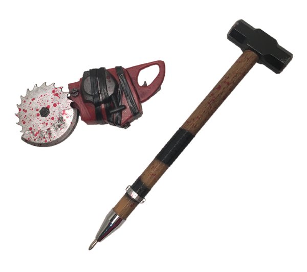 Dead Rising 3 Sledge Saw Hammer Replica Pen Loot Crate