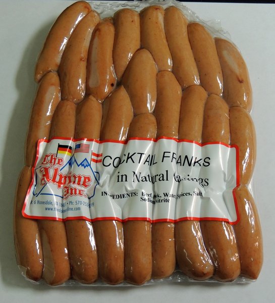 ALPINE COCKTAIL FRANKS | Alpine Wurst and Meat House