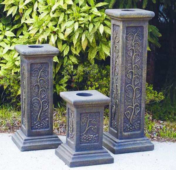 PEDESTAL GARDEN Cast Stone International