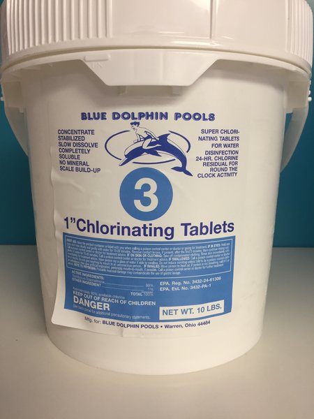 chlorine tablets in salt water pool