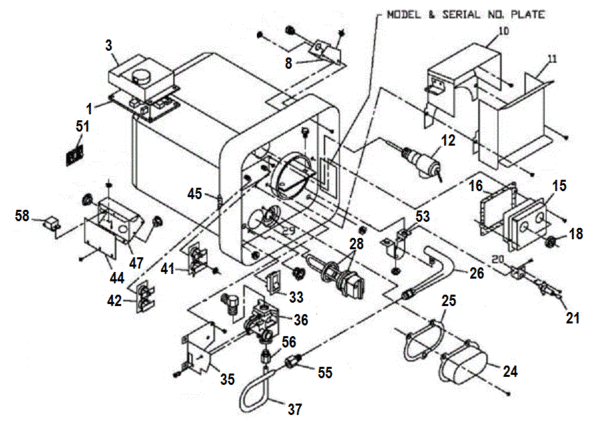 Suburban Water Heater Model SW12DEL Parts | pdxrvwholesale