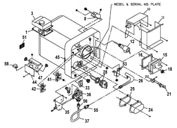 Suburban Water Heater Model SW16DEL Parts | pdxrvwholesale sw10de suburban wiring diagram 