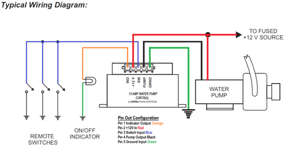 Intellitec Water Pump Controller 00-00776-200 Harness ... a furnace transfer switch wiring 