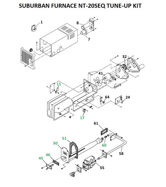 Suburban Nt-30sp Parts Diagram