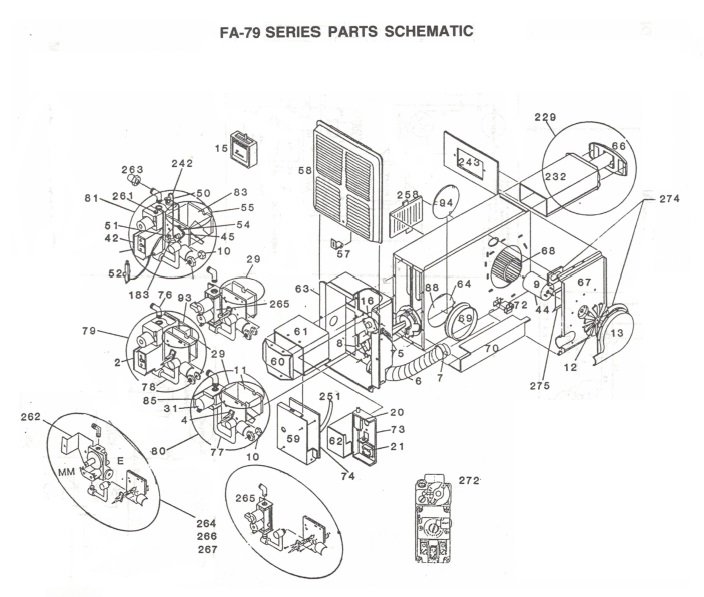 coleman furnace parts diagrams