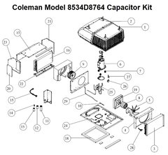 Coleman Heat Pump Capacitor Kits | pdxrvwholesale