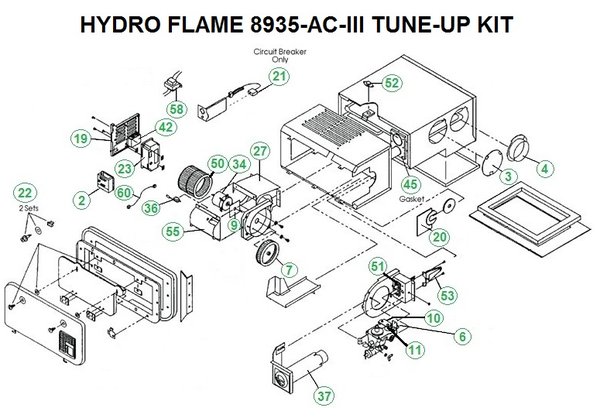 Atwood Furnace Model 8940-AC-III Parts | pdxrvwholesale holiday rambler ac wiring diagram 