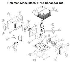 Coleman Heat Pump Capacitor Kits | pdxrvwholesale