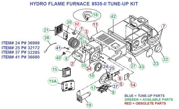 Atwood Furnace Model 8535-II Parts | pdxrvwholesale