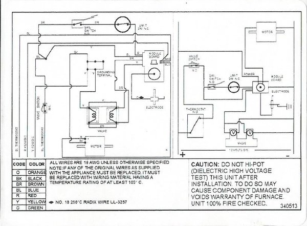 Suburban Furnace Control Module Board Wiring Kit 520840 ... wiring diagram rv suburban furnace nt 