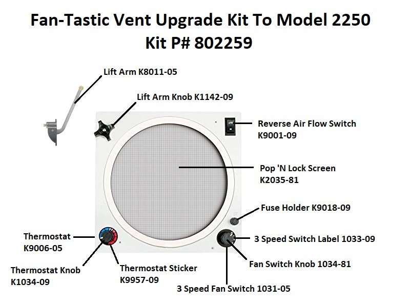 Fan-Tastic Parts Views | pdxrvwholesale