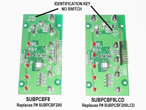 KIB Electronics Replacement Board Assembly, F8 Series, SUBPCBF8 ...