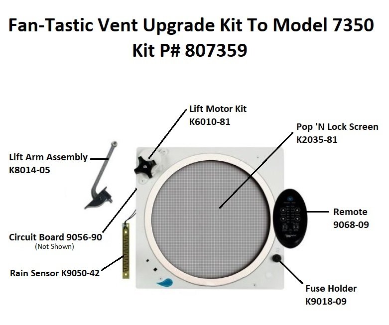 Roof Vent Screen; Fan-Tastic — RV Parts To Go