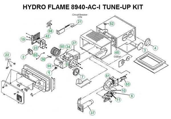 Atwood Furnace Model 8940-AC-I Parts | pdxrvwholesale