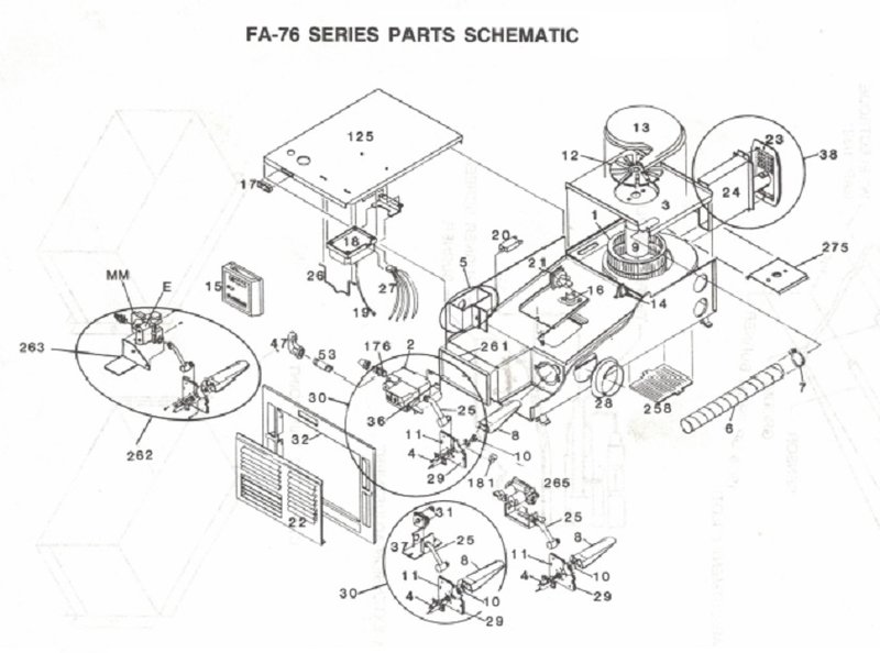 30 Hydro Flame Furnace Parts Diagram