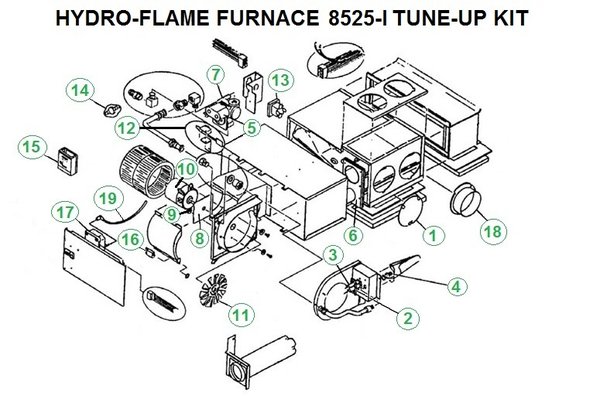 Atwood Furnace 8525-I Parts | pdxrvwholesale atwood 8535 furnace wiring diagram for rv 