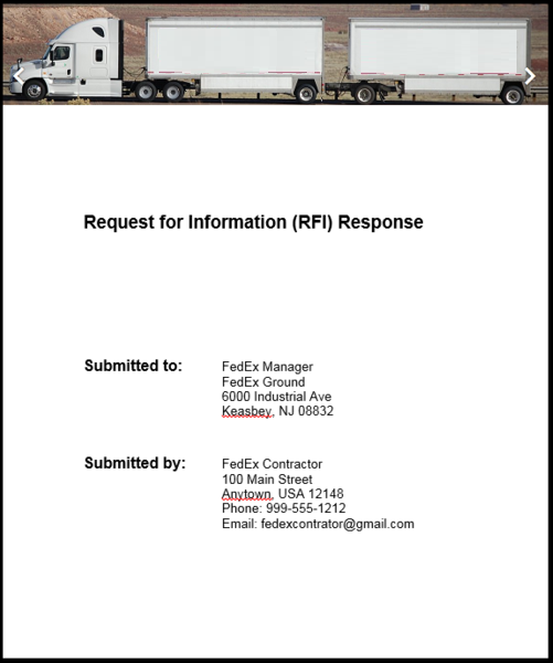 fedex ground business plan