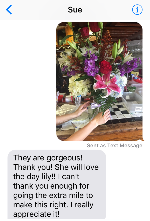 The Customer Experience Sandy Springs Flowers