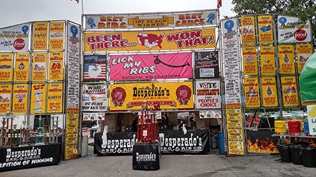 Our award winning barbecue stand