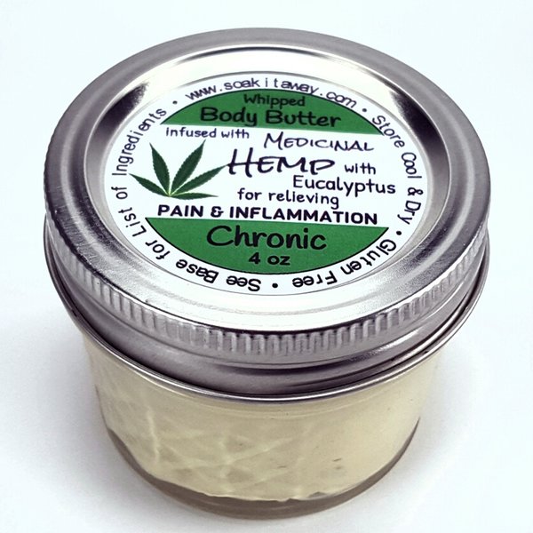 Cannabis Infused Body Butter for Pain & Inflammation | MEDICINAL PLANT ...