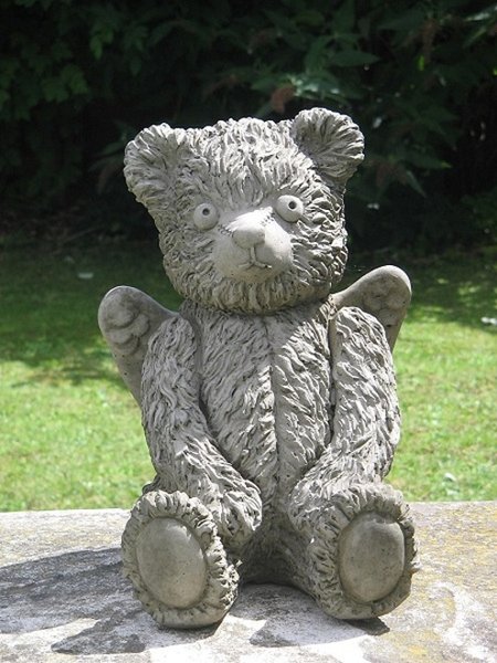 Angel Teddy Bear Statue | Surrey Ornamental Stoneware