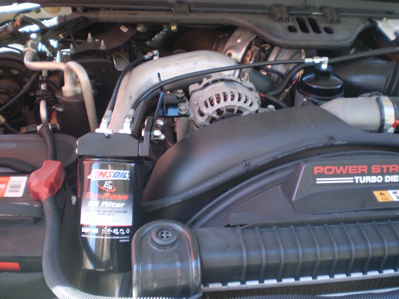 Ford Installed Pics Bypass Oil Filters Oil Charge Systems