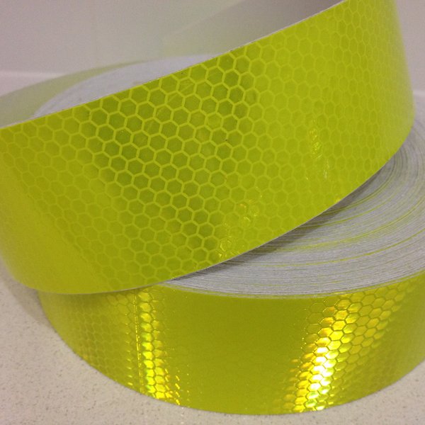 Hi-Vis Yellow Adhesive Vehicle Reflective Tape 50mm x 50m Roll ...