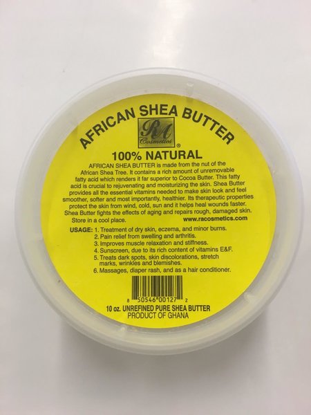 RA Cosmetics African Shea Butter 100% Natural 10oz  M&M 