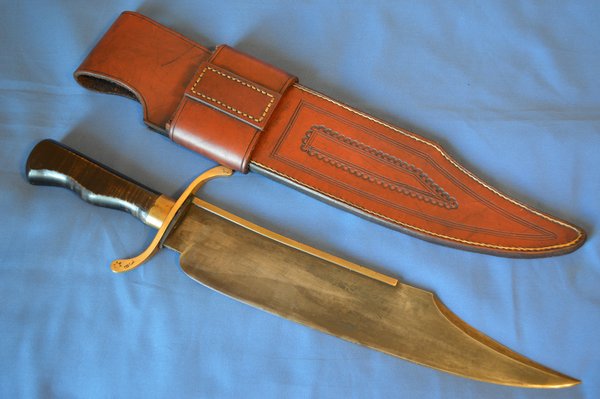 Joe Keeslar MS MUSSO BOWIE Reproduction, #6 of 10, Leather Sheath
