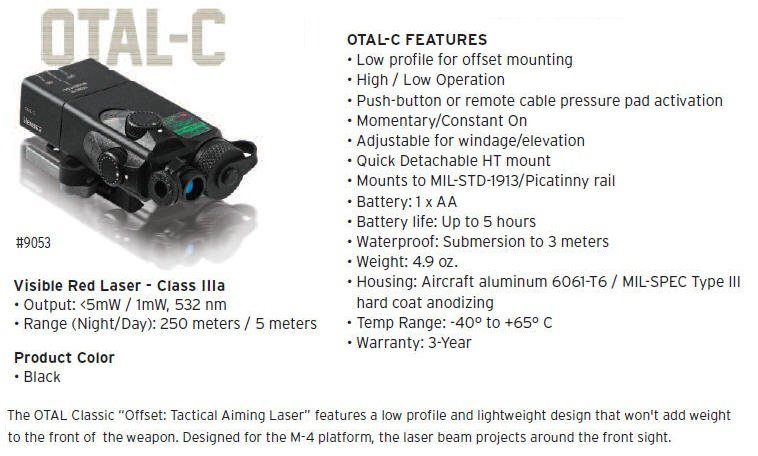 OTAL-C IR, Laser Devices