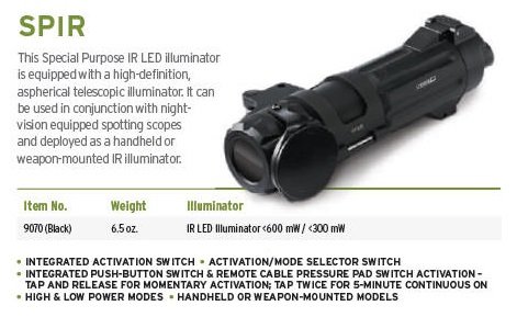 Special Purpose Infrared SPIR Battle Light | LASER's, Binoculars