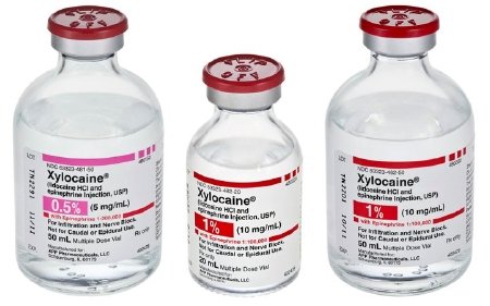lidocaine epinephrine vial anesthetic xylocaine hcl