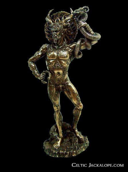 Maxine Miller Cernunnos Statue In Bronze Finish Artes