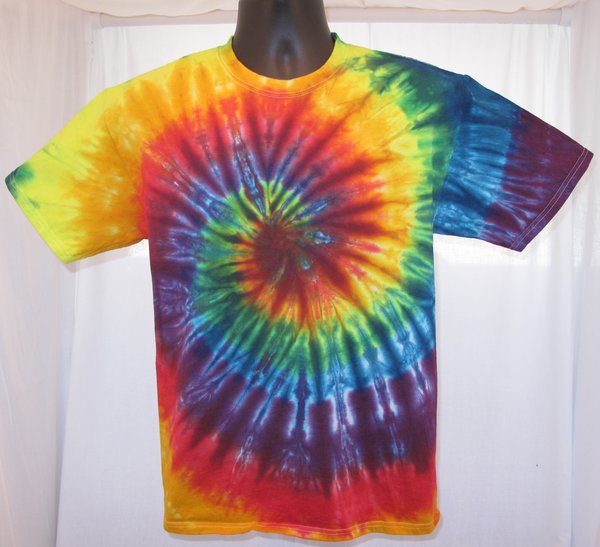 Rainbow Spiral Adult T-Shirt | HOME TOWN TIE DYE
